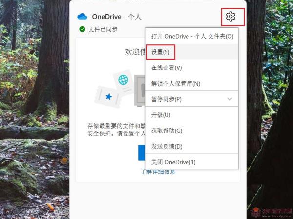 Win11自动锁定OneDrive个人保管库的方