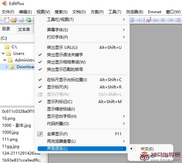 EditPlus如何改中文