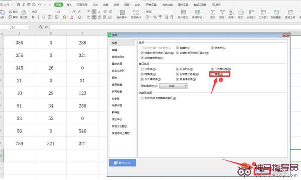 Excel中数字0设置不显示的操作步骤
