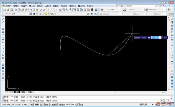 CAD怎样画样条曲线？
