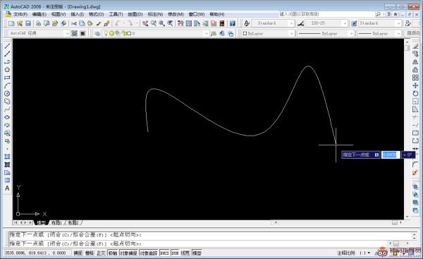 CAD怎样画样条曲线？